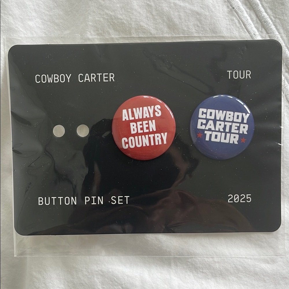 Cowboy Carter Button Pin Set